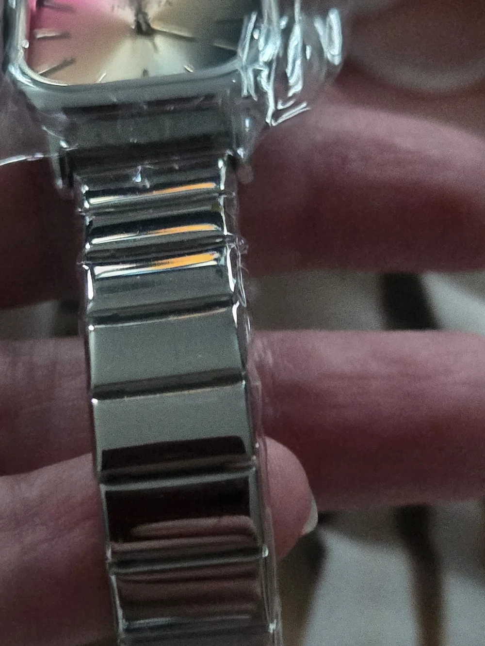 Invicta Women's Silver Stainless Steel Watch with Multicolor Gradient Dial